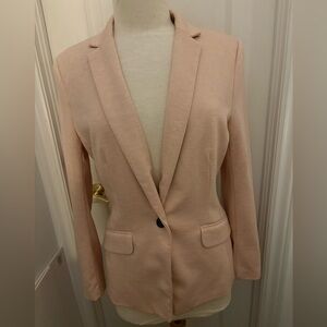 H&M Women's Blazer Jacket in Soft Blush